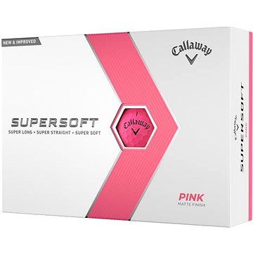 

Callaway Supersoft míčky Matte, 12ks růžové