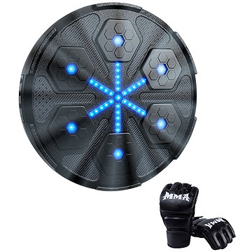

Gordon G858 Elektronický boxovací nástěnný terč s rukavicemi, Bluetooth, černý