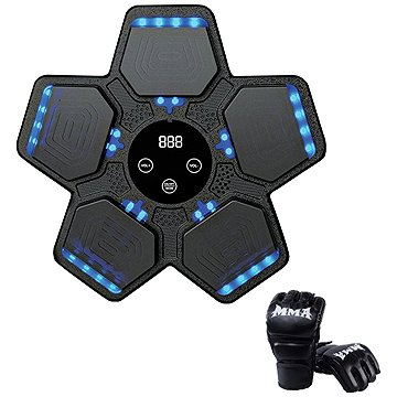 

Gordon G859 Elektronický boxovací nástěnný terč s rukavicemi, Bluetooth, černý