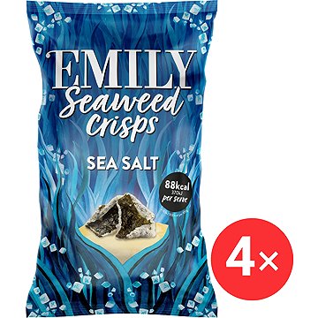 

Emily Křupavé mořské řasy, mořská sůl 4 x 50 g