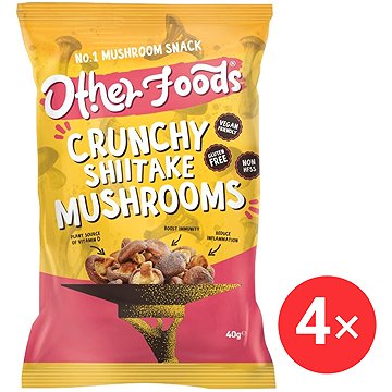 

Other foods Křupavé shiitake houbové chipsy 4 x 40 g