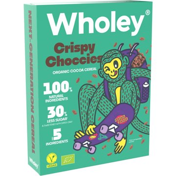

Wholey Crispy Choccies cereálie BIO 275 g