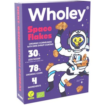 

Wholey Space flakes cereálie BIO 275 g