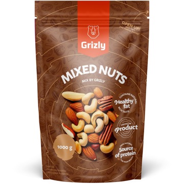 

GRIZLY Směs jader ořechů 1000 g