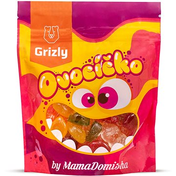 

GRIZLY Ovocíčko bonbóny se stévií by @mamadomisha 200 g