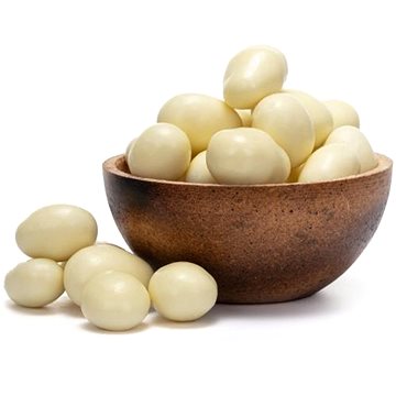 

GRIZLY Mandle v bílé čokoládě s příchutí vaječného koňaku 250 g