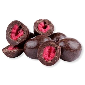 

GRIZLY Lyofilizované maliny v hořké čokoládě 250 g