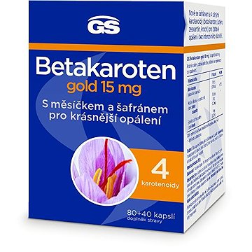 

GS Betakaroten gold 15 mg, 80+40 kapslí