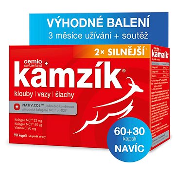 

Cemio Kamzík 60+30 kapslí