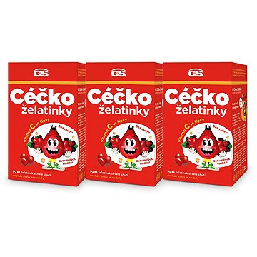 

GS CÉČKO želatinky, 3 x 50 kusů