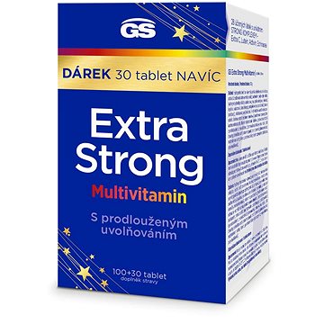 

GS Extra Strong Multivitamin, 100 + 30 tablet navíc