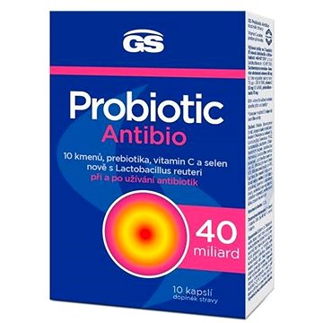 

GS Probiotic Antibio, 10 kapslí