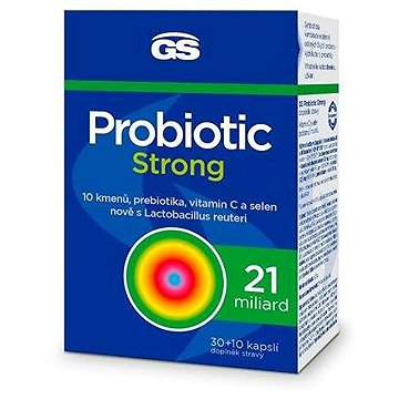 

GS Probiotic Strong, 30+10 kapslí