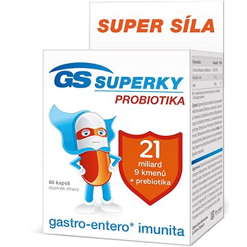 

GS Superky probiotika, 60 kapslí