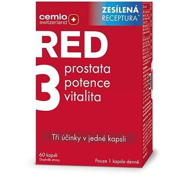 

Cemio RED3, 60 kapslí NOVÝ