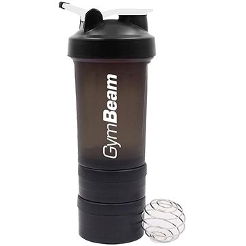 

GymBeam Blend Bottle Black White 450 ml + zásobník