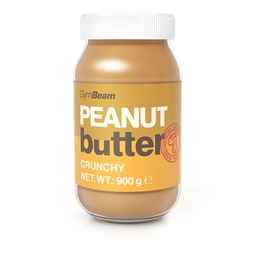 

GymBeam Arašídové máslo 100% crunchy 900g