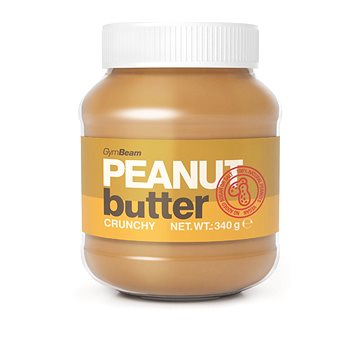 

GymBeam Arašídové máslo 100% crunchy 340g