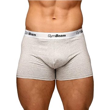 

GymBeam Pánské boxerky Essentials 3Pack Grey XXXL