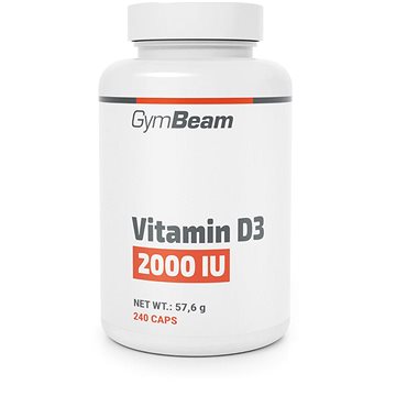 

GymBeam Vitamín D3 2000 IU 240 kapslí