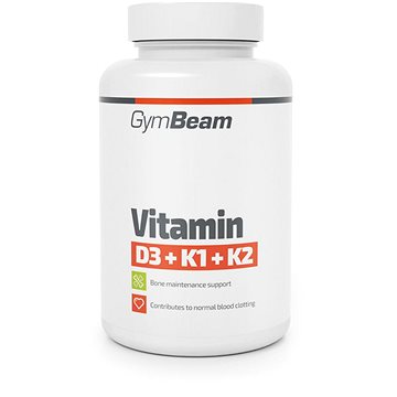 

GymBeam Vitamín D3+K1+K2 60 kapslí