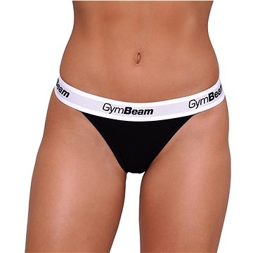 

GymBeam Dámské tanga 3Pack Black L