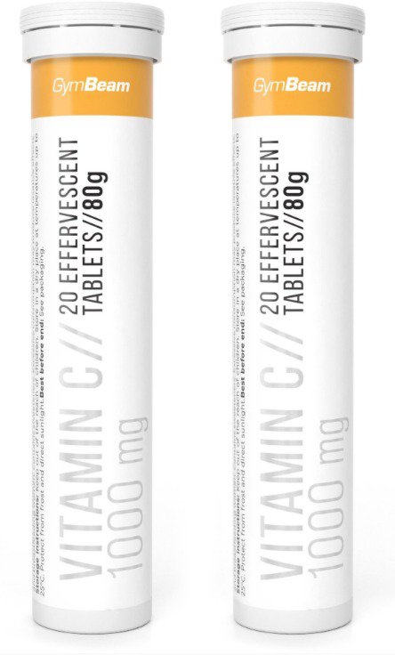 

GymBeam Vitamín C 1000 mg 2x 20 šumivých tablet
