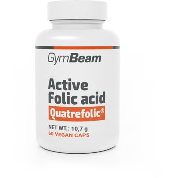 

GymBeam Active Folic acid (Vitamín B9) 60 kapslí