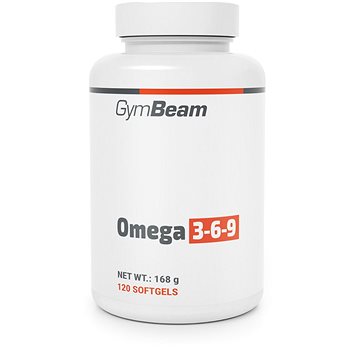 

GymBeam Omega 3-6-9, 120 kapslí