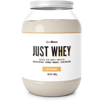 

GymBeam Protein Just Whey 1000 g, slaný karamel