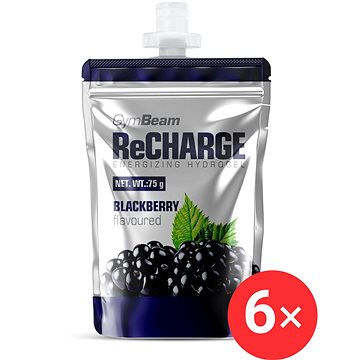 

GymBeam ReCharge Gel 6 x 75 g, blackberry