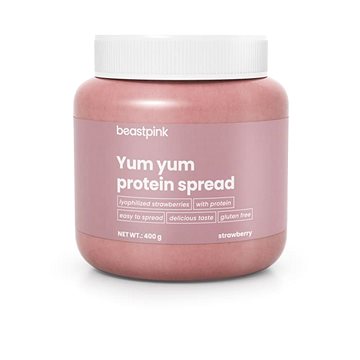 

BeastPink Yum Yum Proteinová pomazánka 400 g, jahoda