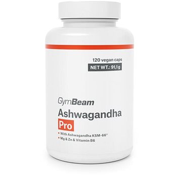

GymBeam Ashwagandha Pro 120 kapslí
