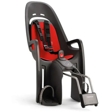 

HAMAX Cyklosedačka s uzamykatelným zámkem Zenith grey/red