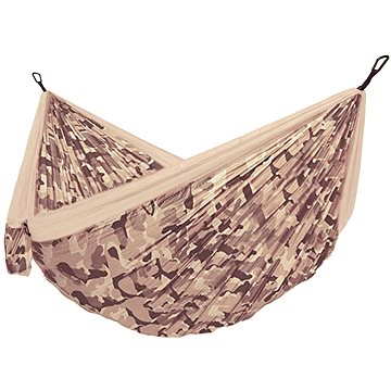 

Hamaka, Houpací síť pro dva Camping camo Sahara