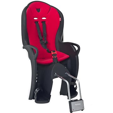 

HAMAX Cyklosedačka s uzamykatelnym zámkem Kiss black/red