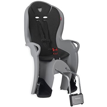 

HAMAX Cyklosedačka s uzamykatelnym zámkem Kiss grey/black