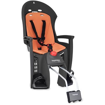

HAMAX Cyklosedačka s uzamykatelným zámkem Siesta W grey /orange