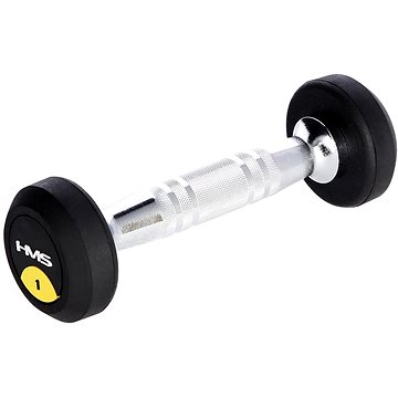 

Pogumovaná jednoruční činka HMS HG Pro 1 kg