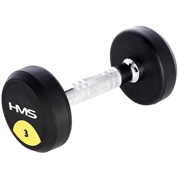 

Pogumovaná jednoruční činka HMS HG Pro 3 kg