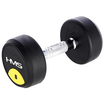 

Pogumovaná jednoruční činka HMS HG Pro 8 kg
