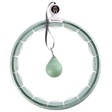 

HMS Zelená hula hoop obruč se závažím, magnety a počítadlem HHM15