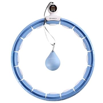 

HMS Modrá hula hoop obruč se závažím, magnety a počítadlem HHM15