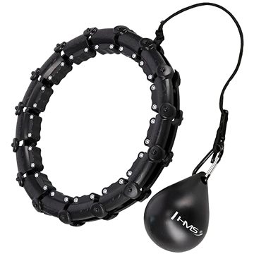 

HMS HHW02 masážní hula hoop obruč se závažím, černá
