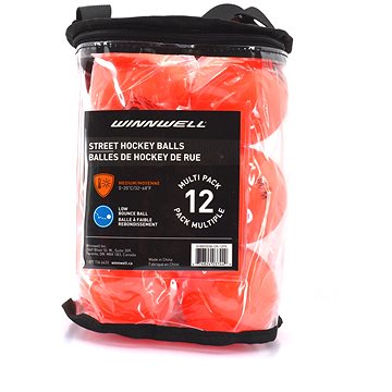 

Winnwell míčky 12 kusů oranžové, Medium