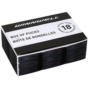 

Winnwell Hokejové puky oficiální 18 ks box černé