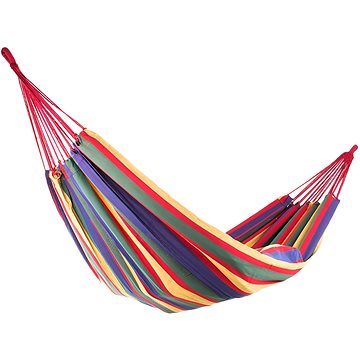 

Verk houpací síť 200 × 150 cm, silné červené pruhy