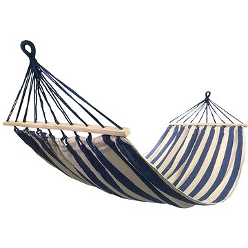 

SEDCO PolyCotton 200 × 90 cm modro - bílá