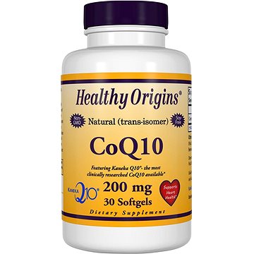 

Healthy Origins, Koenzym Q10 Kaneka 200 mg, 30 softgel kapslí