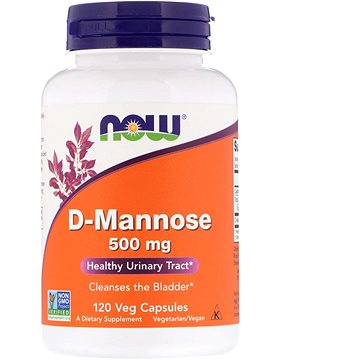 

NOW Foods D-mannose, 120 kapslí